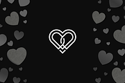 Minimalist Modern Love Logo, a Branding & Logo Template by Luxury Logos (Thumbnail 2 of 4)