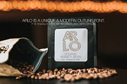 Arlo - An Alternative Outline Font, a Sans Serif Font by Thematthewhyatt (Thumbnail 3 of 4)