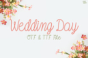 Wedding Day | Cursive Font, a Handwritten Font by LivelyAutumn11.11 (Thumbnail 1 of 5)