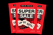 Modern Black Friday Sale Flyer, a Flyer Template by Gumico Studio. (Thumbnail 2 of 3)
