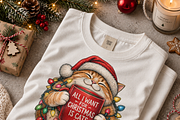 Christmas Animals PNG Bundle 28 pics, a Decorative Illustration by ElDesignState (Thumbnail 8 of 15)
