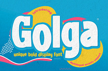 Golga - Unique Bold Display Font