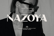 Nazoya - Elegant Display Font, a Sans Serif Font by Imoodev (Thumbnail 1 of 5)