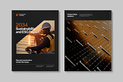 Sustainability Report Template, a Brochure Template by BrandPacks (Thumbnail 5 of 6)