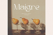 Maigre - Modern Serif, a Serif Font by Prioritype Co (Thumbnail 15 of 15)