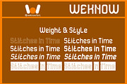 Stitches in time font, a Sans Serif Font by weknow (Thumbnail 8 of 8)
