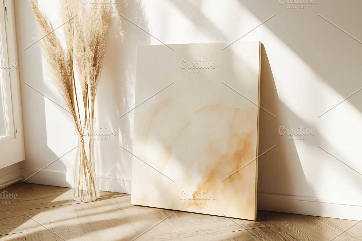 Art Canvas Mockup Minimal Interior, a Templates & Theme by VetalStock (Photo 10 of 12)