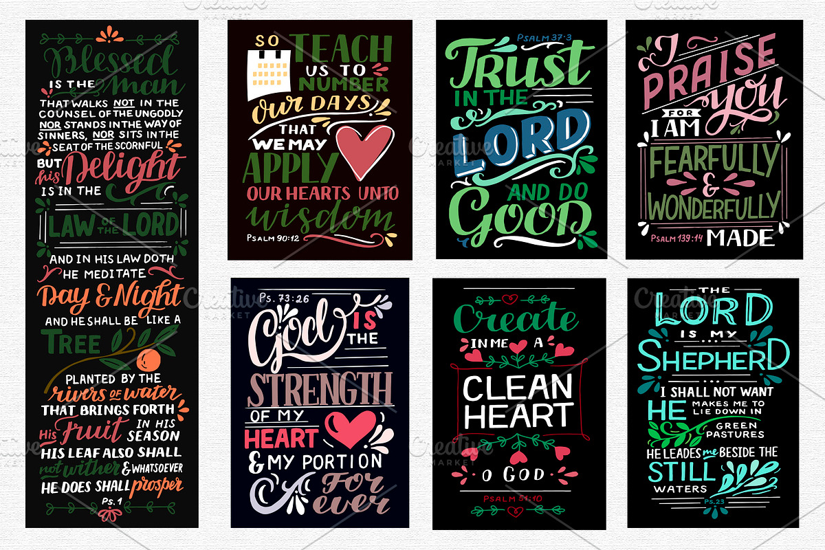 Inspirational Psalms #1, an Illustration by Ola-la-la (Photo 2 of 6)