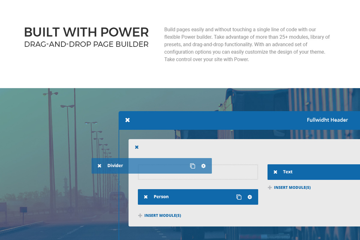 FastWay - Transportation Company, a WordPress Template by Zemez (Photo 2 of 6)