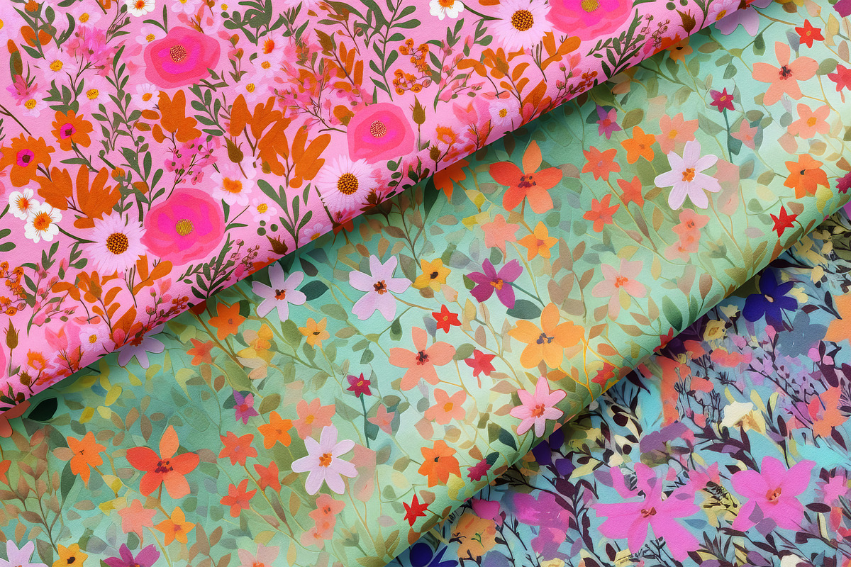 Fairy Ditsy Floral Patterns, a Pattern Graphic by Ninterints (Photo 5 of 19)