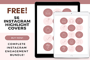 Wedding/Florist Instagram Templates, a Social Media Template by LushBury (Thumbnail 5 of 9)
