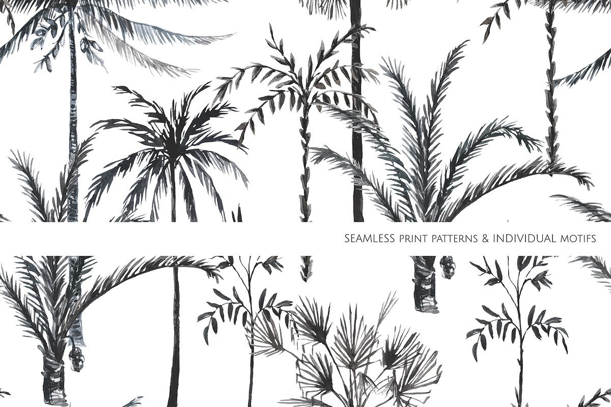 Palm grove, a Pattern Graphic by HannaStudio (Photo 5 of 8)