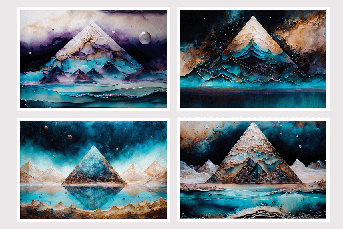 Piwa Collection · The Pyramid, a Decorative Illustration by milatovar (Photo 16 of 17)