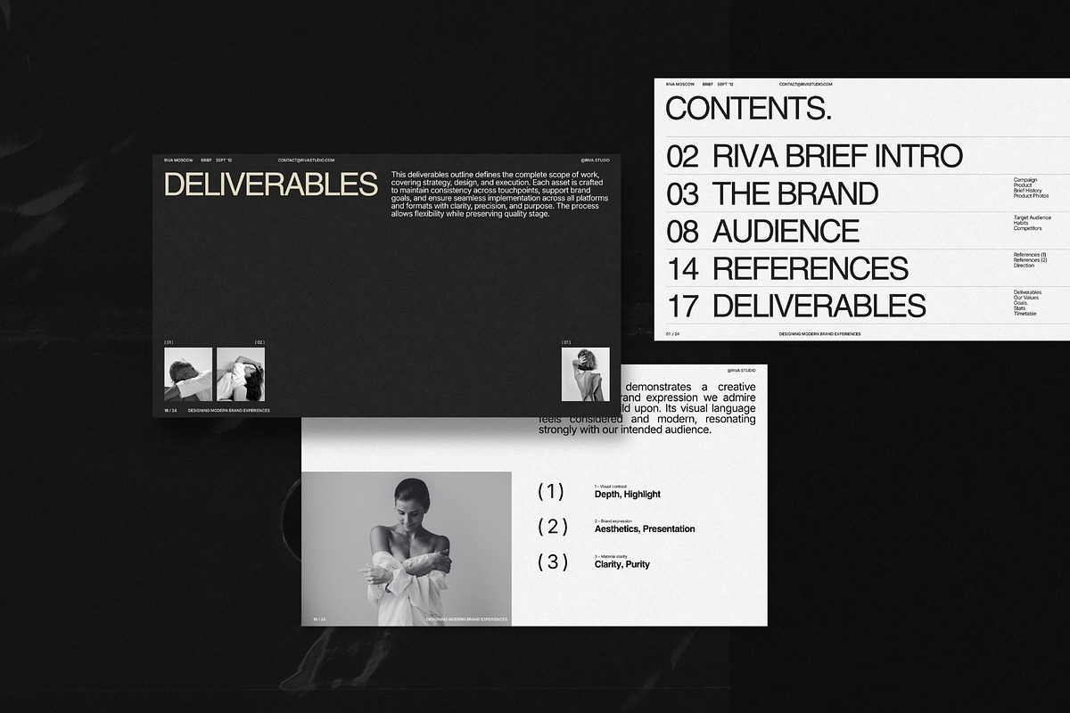 Creative Brief Presentation Template, a Presentation Template by Prapti Design (Photo 5 of 9)