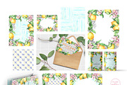 LEMONS Watercolor clipart set, an Object Illustration by GevelStudio (Thumbnail 5 of 16)