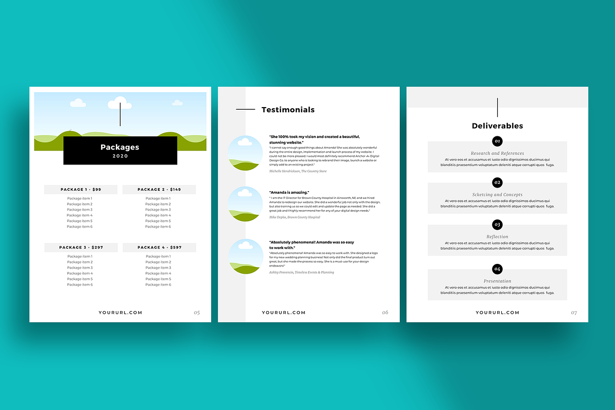 Project Proposal | Canva, a Brochure Template by Anchor ‹A› Digital Design (Photo 6 of 10)
