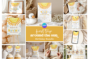 Trip Around The Sun Birthday Bandle, a Templates & Theme by Digital_Mind (Thumbnail 1 of 8)