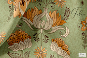Odisha Floral Patterns & Motifs, a Pattern Graphic by Zeesi Design Garden (Thumbnail 7 of 12)