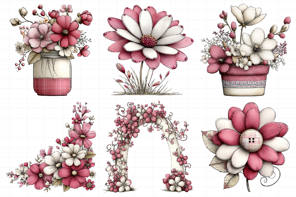 Watercolor Spring Clipart Png Bundle, an Illustration by Daily.Designs (Photo 7 of 8)