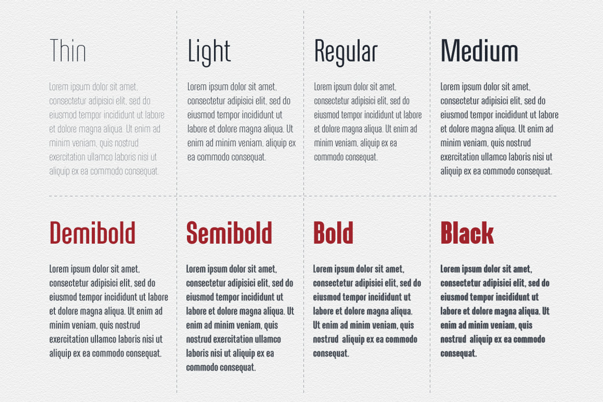Alterhard Condensed Strict Font preview 6