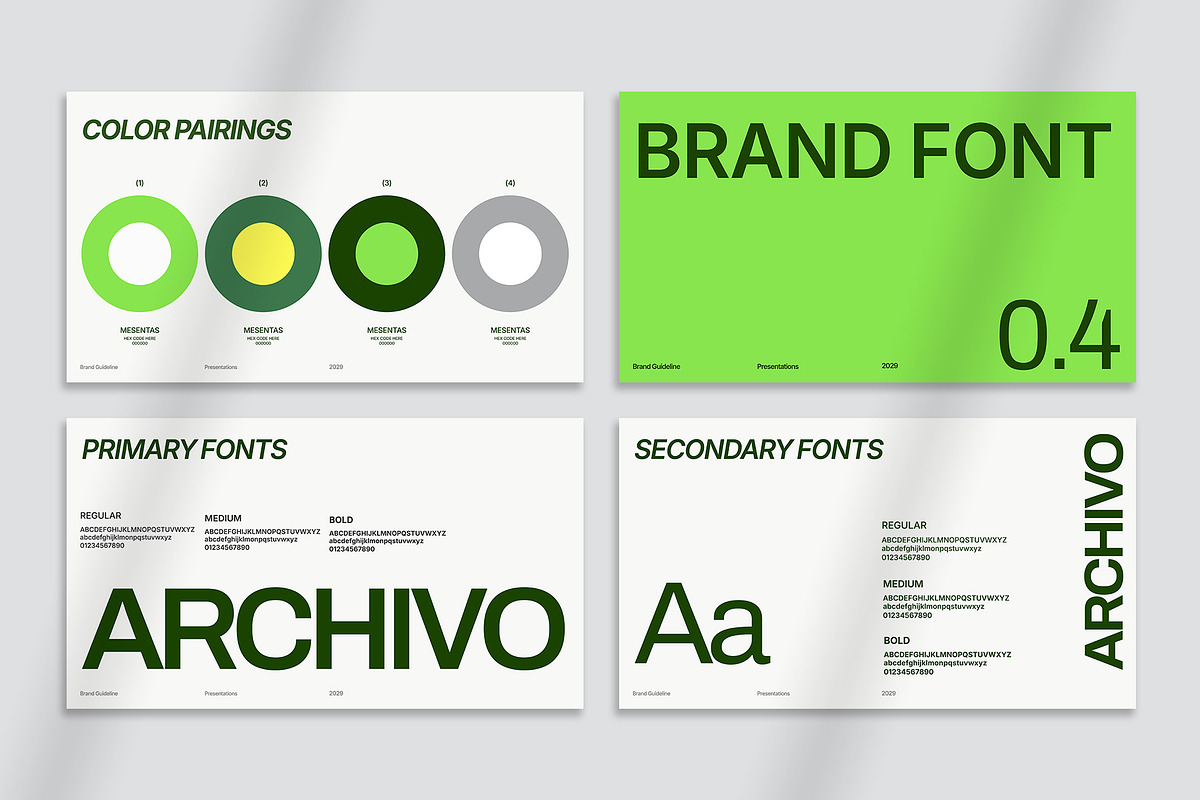 Brand Guidelines Presentation, a Presentation Template by Oriofix (Photo 9 of 10)
