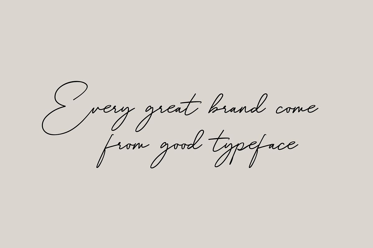 Derico Art - Modern Signature Font, a Handwritten Font by RHD Creative Studio (Photo 2 of 15)