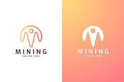 Letter M Logo Mining Industry, a Branding & Logo Template by Signatoro (Thumbnail 3 of 3)
