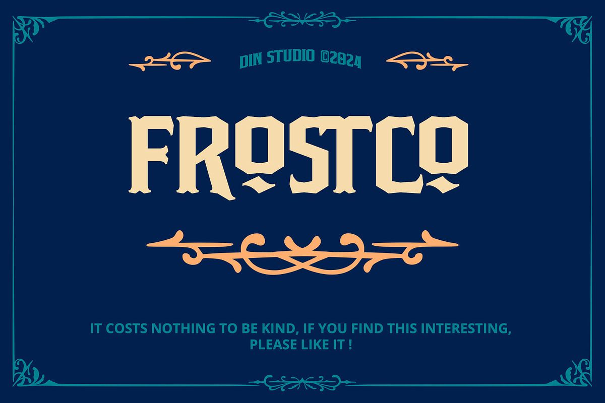 Frostco, a Symbol Font by Vintage Division (Photo 15 of 15)