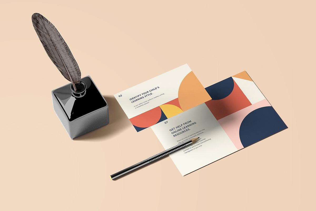 Notebook & Card Mockup, a Product Mockup by Sweetdady (Photo 2 of 5)