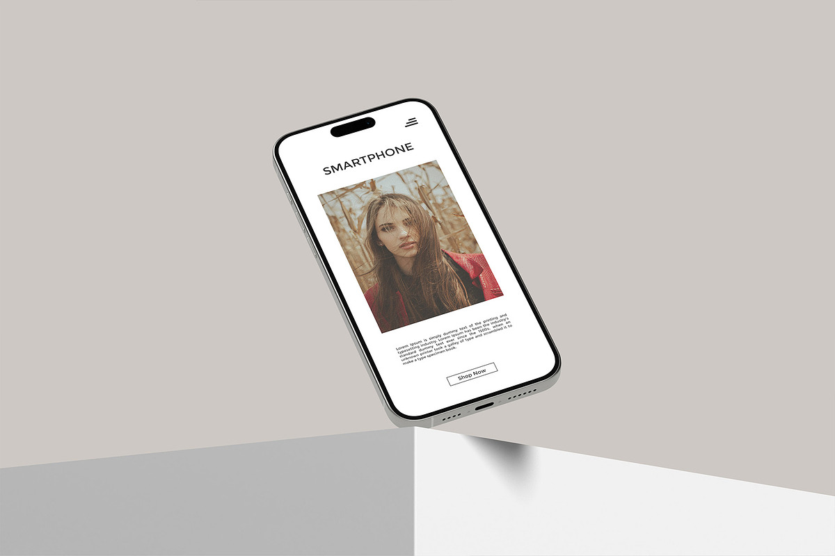 iPhone 15 Pro Max Mockup, an iPhone Mockup by graphicpages (Photo 4 of 11)