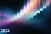 Vertical Fractal Glass Backgrounds, a Background Graphic by Freezerondigital (Thumbnail 10 of 17)