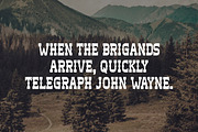 Brigand Typeface, a Slab Serif Font by Tugcu Design Co. (Thumbnail 3 of 4)