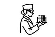 This Scientist Lab Silhouettes, an Illustration by Amazin_art (Thumbnail 8 of 22)
