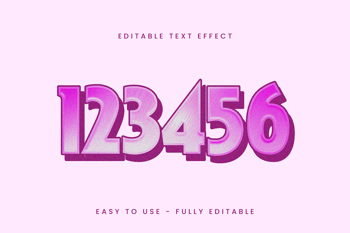 Pink Gradient Bold Text Effect preview 2
