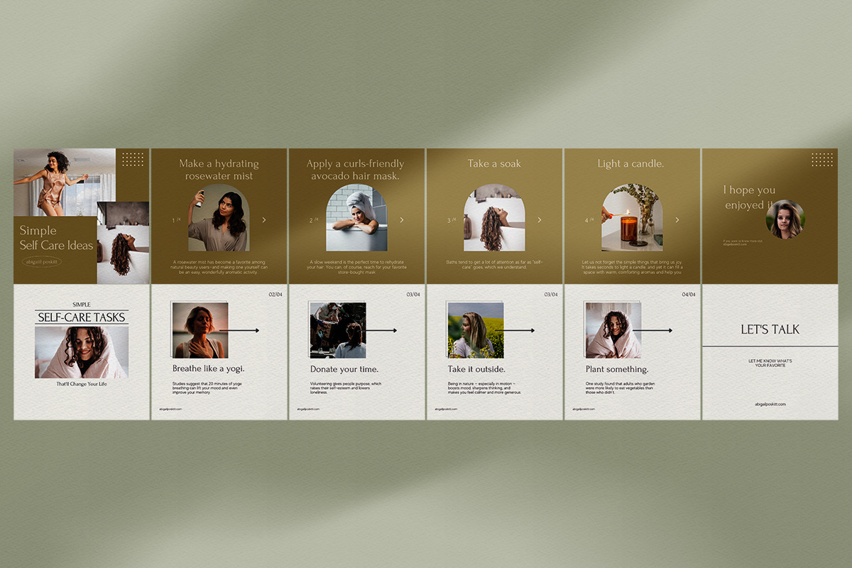 SALE Wellness Carousel Instagram, a Social Media Template by Nurrehmet Studio (Photo 3 of 5)