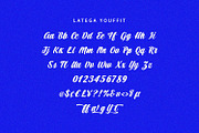 Latega Youffit Handmade Script Font, a Script Font by Maulana Creative (Thumbnail 8 of 8)