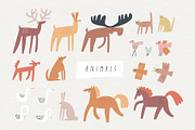 Boho map creator - 270+ elements, a Decorative Illustration by Olia (Thumbnail 9 of 16)