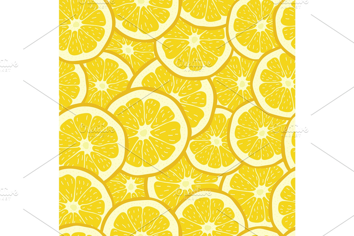 Seamless Pattern from oranges, a Decorative Illustration by Vector Shop