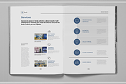 Gray Blue Company Overview Brochure, a Brochure Template by Boris Cupac (Thumbnail 4 of 7)