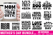 Mother's Day SVG Bundle, a Graphic by crative8112 (Thumbnail 1 of 9)