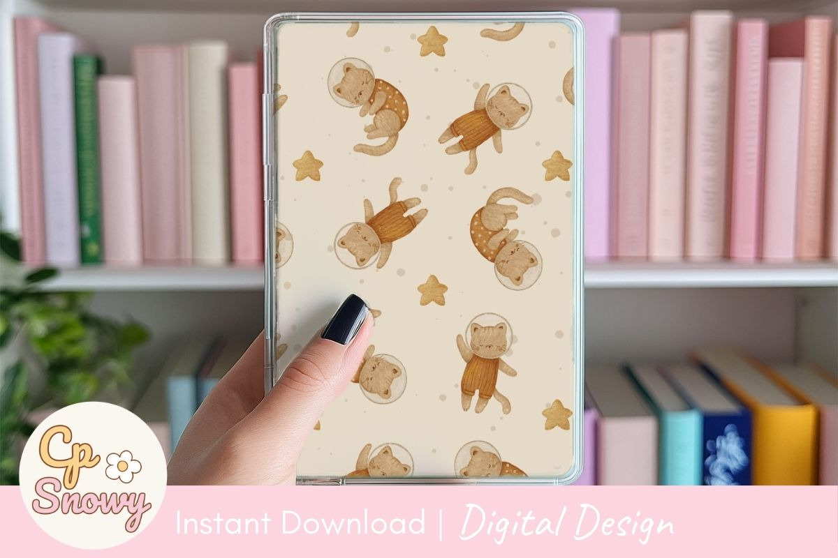 Space Cats Seamless Pattern, a Pattern Graphic by CpSnowy (Photo 4 of 5)