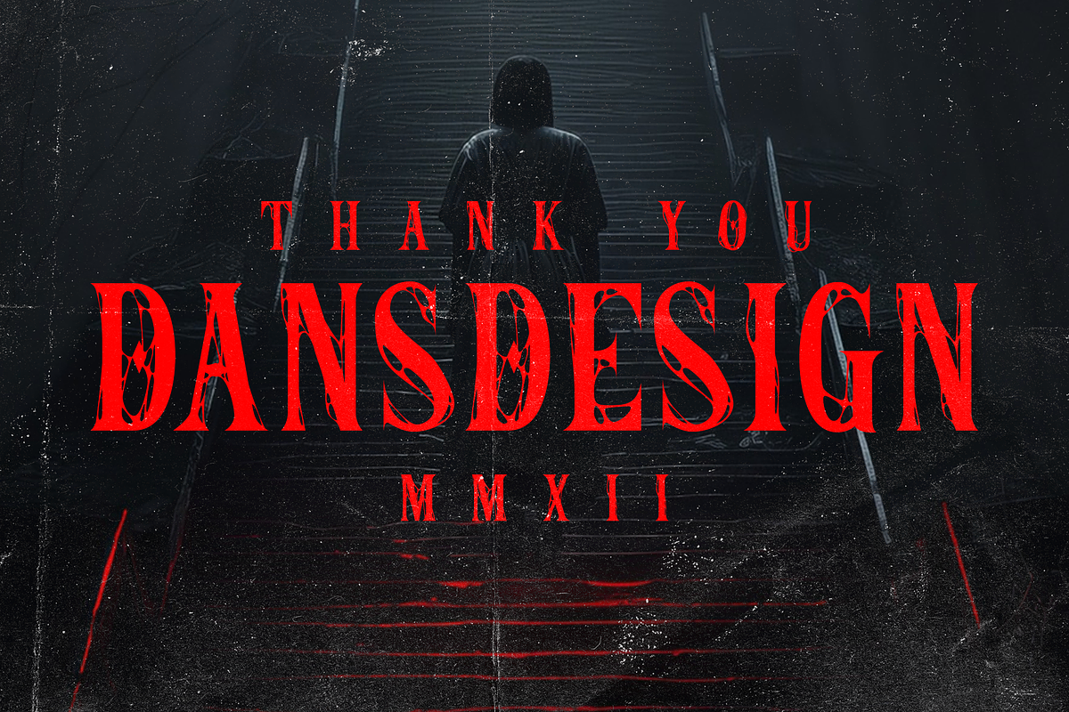 Revenge Squad Metal Horror Font, a Blackletter Font by dansdesign (Photo 3 of 8)