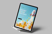 Tablet Screen Mockup, an iPad Mockup by lamorastudio (Thumbnail 6 of 14)