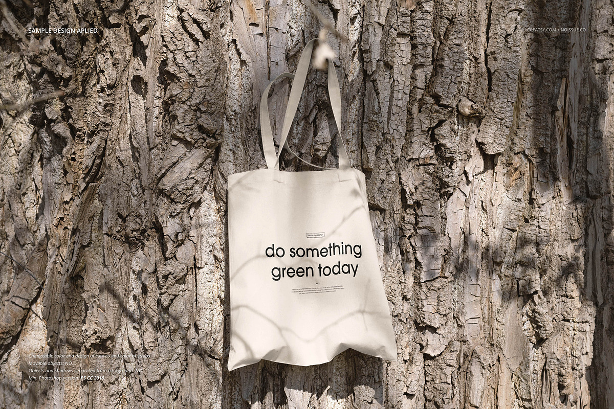 Noissue Tote Bag Mockup Bundle, a Packaging Mockup by creatsy5 (Photo 33 of 67)