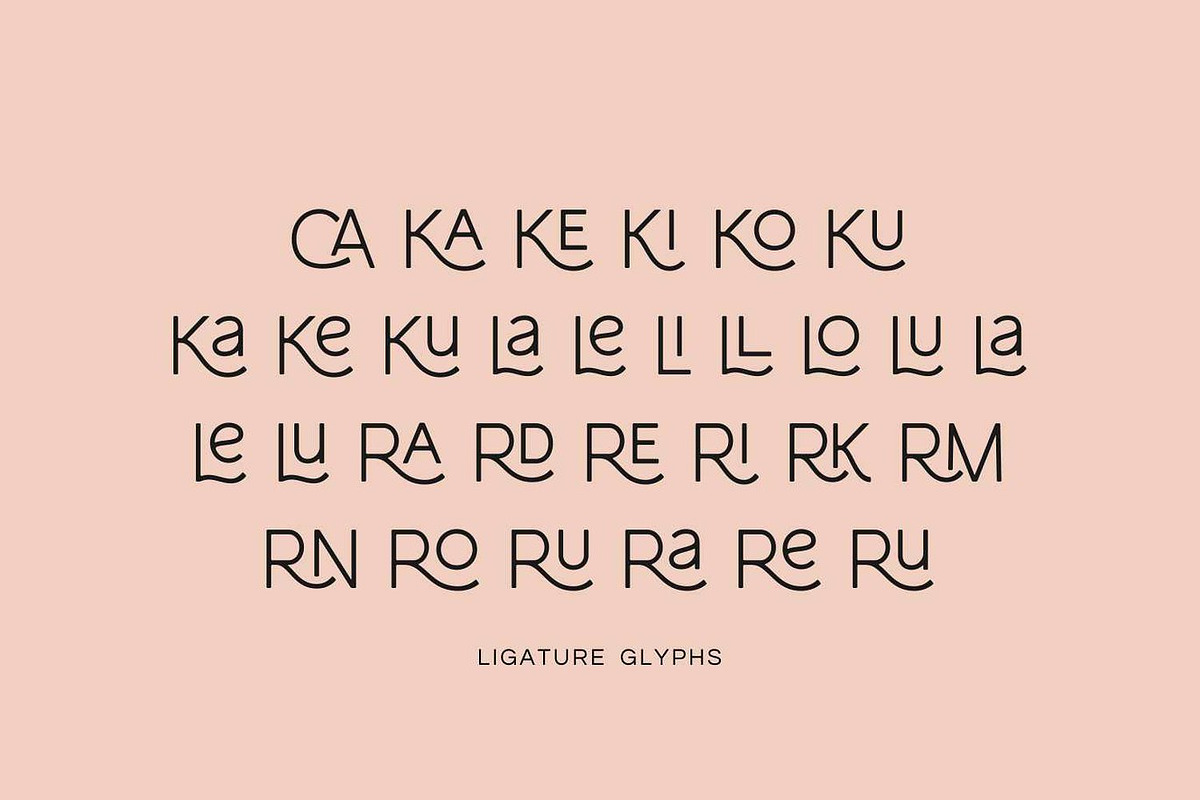 Minimalist - Modern Font, a Sans Serif Font by Luna Shop (Photo 4 of 14)