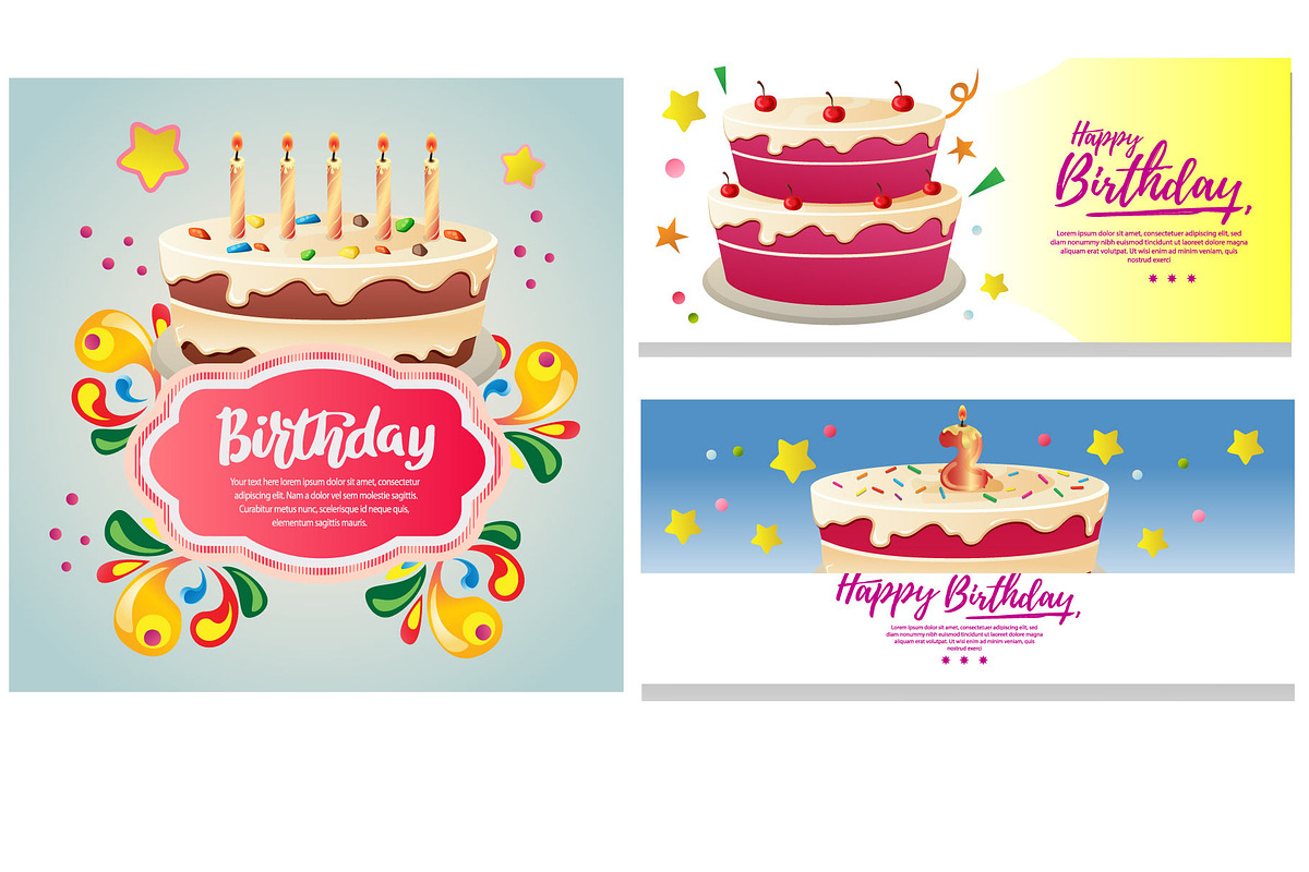 40 graphic birthday party templates, a Graphic by Propylparaben (Photo 5 of 21)