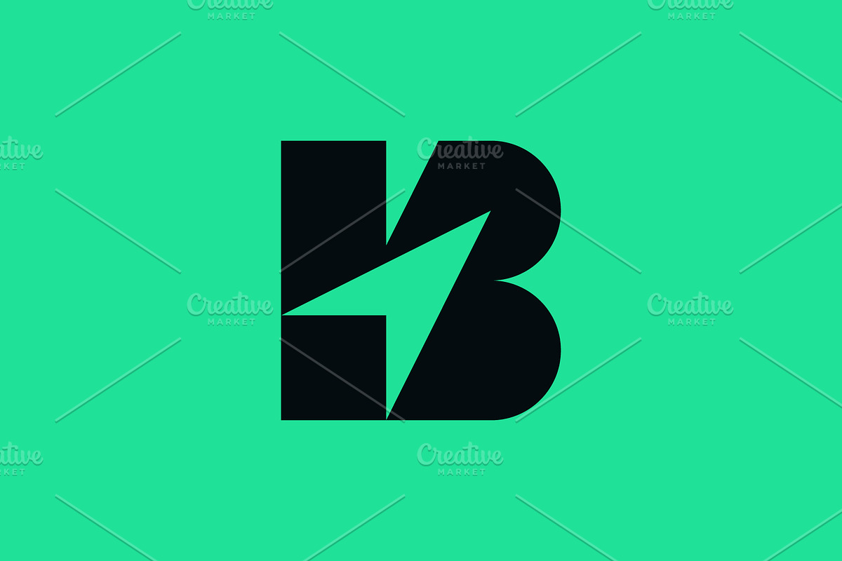 Geometric clean letter b arrow Logo, a Branding & Logo Template by Rasagama Studio (Photo 1 of 4)