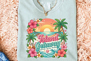 Island Getaway Tropical Beach PNG, a Seasonal Illustration by DreamPrint404 (Thumbnail 3 of 6)