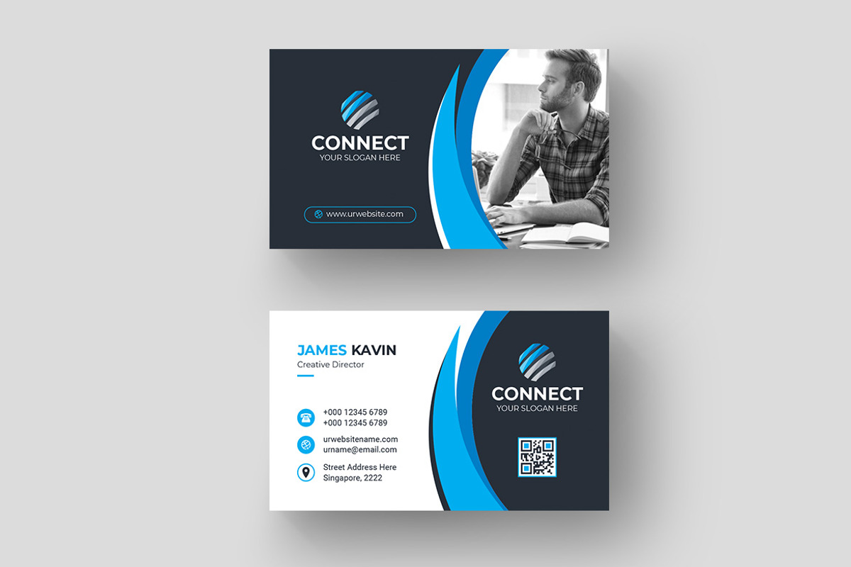 Corporate Business Card Template, a Business Card Template by BdThemes (Photo 2 of 4)