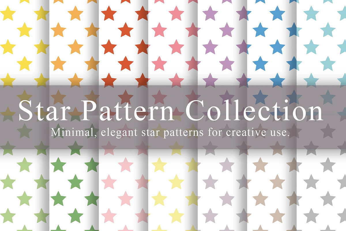14 Star Pattern Collection, a Pattern Graphic by NOMO DESIGN (Photo 1 of 15)